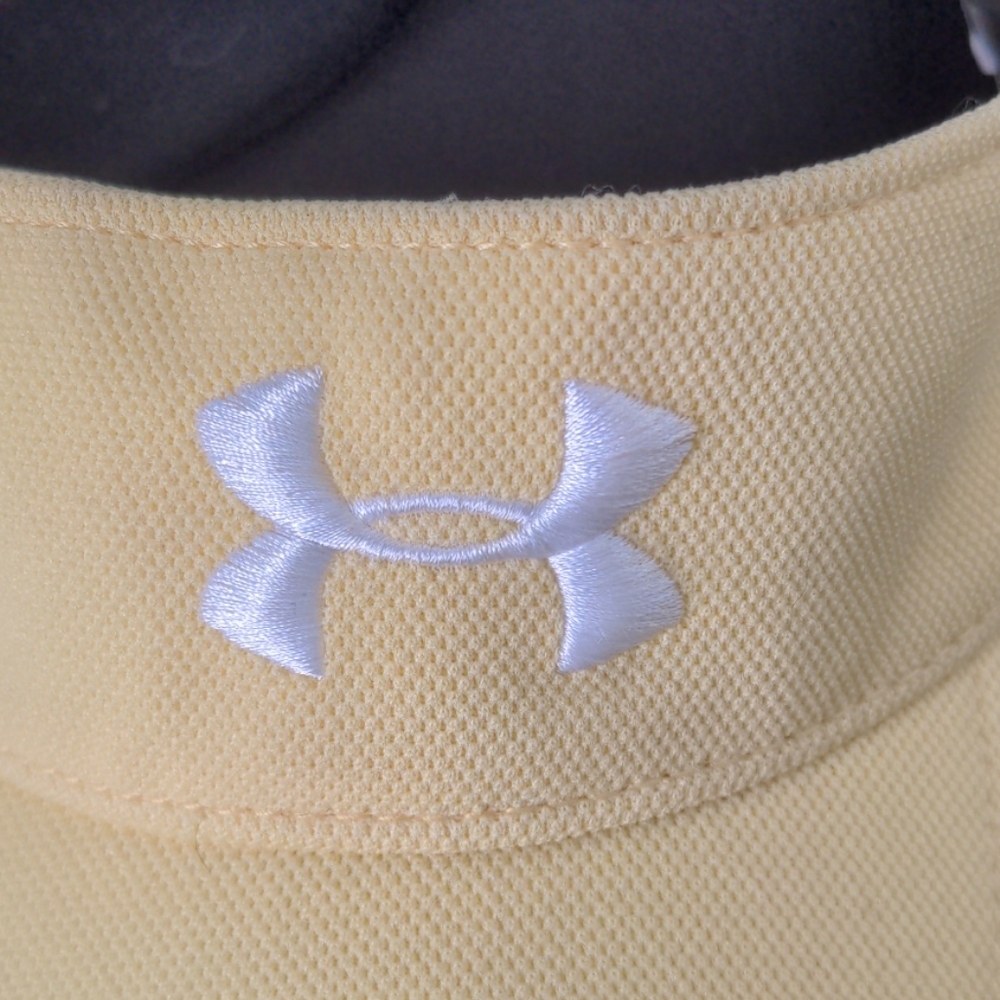 Under Armour Men's Yellow Adjuster Golf Visor Hat - Picture 2 of 8